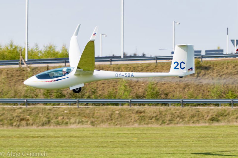 Svend Andersen lander sin ASG 29 E